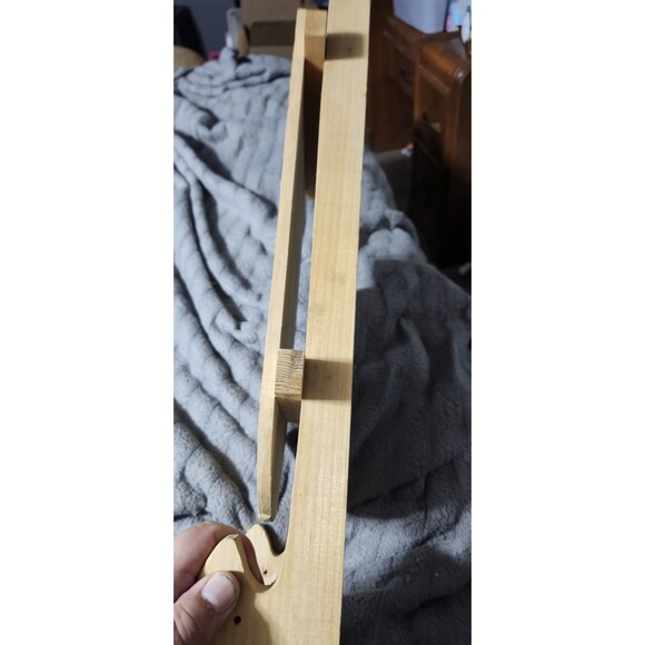 Rustic Wood Sled Tray 21.5” Farmhouse Winter Decor Christmas Centerpiece - Picture 4 of 5